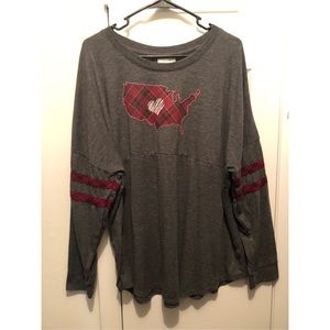 Long sleeve “I heart America” shirt